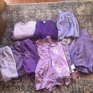 Girl’s Purple clothing Collection…size 10